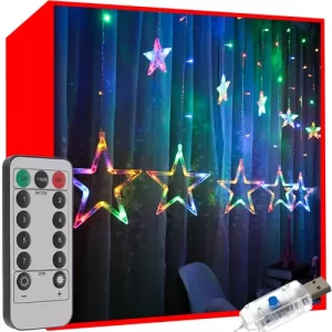 Light curtain 138 LED USB- multicolor KŚ19748 (WNDR16264)