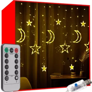 Light curtain 138 LED USB - warm white KŚ19758 (WNDR16265)