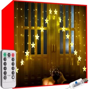 Light curtain 136LED USB warm white KŚ19738 (WNDR16269)