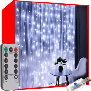 Light curtain 300 LED USB-cool white KŚ19766 (WNDR16270)