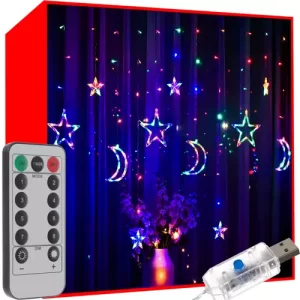 Light curtain 138 LED USB- multicolor KŚ19754 (WNDR16279)