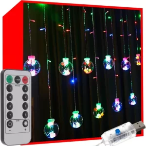 Light curtain 108 LED USB multicolor KŚ19734 (WNDR16280)