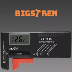 Bigstren 19898 battery tester/meter (WNDR16310)