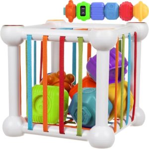 Kruzzel 20377 sensory cube sorter (WNDR16318)