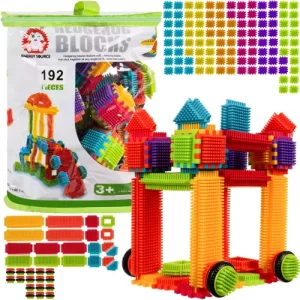 Construction blocks - hedgehogs 192pcs. Kruzzel 20376 (WNDR16333)