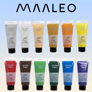 Acrylic paints 12 pcs. 100ml Maaleo 20424 (WNDR16355)