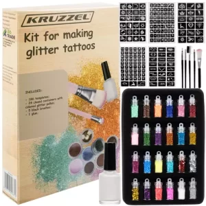 Glitter tattoo kit Kruzzel 20422 (WNDR16367)