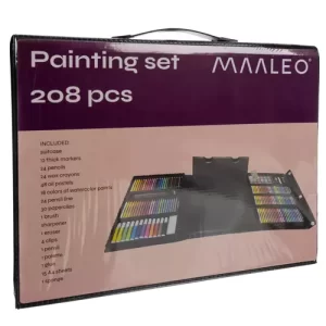 Painting set in a suitcase - 208 pcs Maaleo 21645 (WNDR16604)