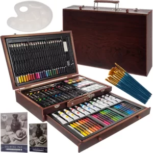 Painting set in a suitcase - 130 pcs Maaleo 21644 (WNDR16605)