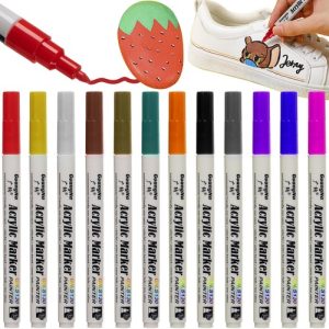 Acrylic markers - set of 12 pcs. Maaleo 21648 (WNDR16675)