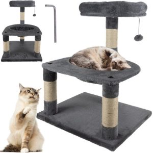 Cat tree 71cm gray Purlov 21711 (WNDR16734)