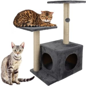 Cat tree 71cm gray Purlov 21712 (WNDR16735)