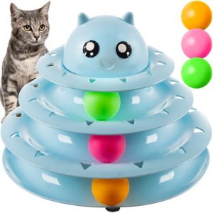 Cat toy - tower with balls Purlov 21837 (WNDR16746)