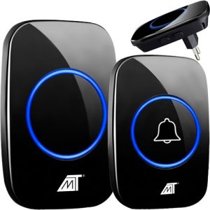 Malatec 21803 black wireless doorbell (WNDR16757)