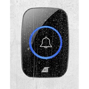 Malatec 21803 black wireless doorbell (WNDR16757)