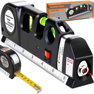 Laser level with measure 250cm Bigstren 21747 (WNDR16758)