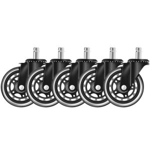 Wheels for an office chair - 5 pcs. Malatec 22077 (WNDR16822)