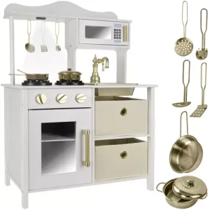 Kruzzel 22118 wooden kitchen (WNDR16865)