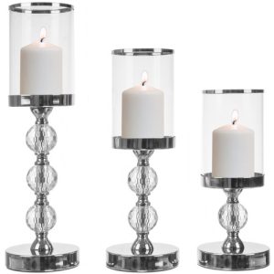 Candlestick-lantern set of 3 pcs. Ruhhy 22314 (WNDR16877)