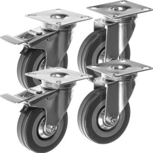 Swivel wheels - set of 4 pcs. Malatec 22537 (WNDR16878)