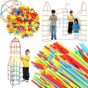 Blocks - straws - set 408 pcs. 22408 (WNDR16879)