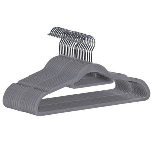 Clothes hanger 20 pieces - gray Ruhhy 22535 (WNDR16917)