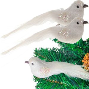 Christmas tree baubles - birds 2 pcs. Ruhhy 22338 (WNDR16920)