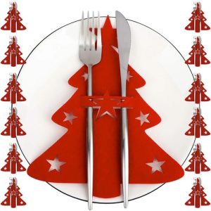 Cutlery case - Christmas trees, 12 pcs. Ruhhy 22304 (WNDR16983)