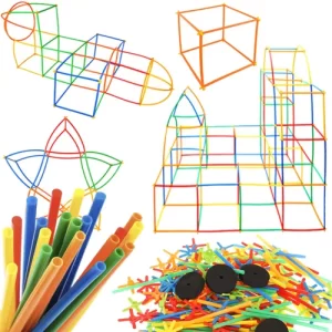 Blocks - straws - set of 238 pcs. 22416 (WNDR16984)