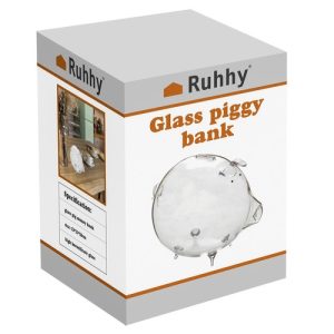 Ruhhy glass piggy bank 22588 (WNDR16991)