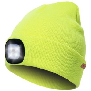 Winter hat with flashlight - yellow Trizand 22664 (WNDR16997)