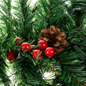 Christmas tree garland 2.7m HQ with Ruhhy 22325 lights (WNDR17011)