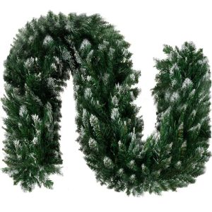 Snow-covered Christmas tree garland 2.7m HQ Ruhhy 22326 (WNDR17012)