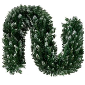 Snow-covered Christmas tree garland 2.7m HQ Ruhhy 22326 (WNDR17012)