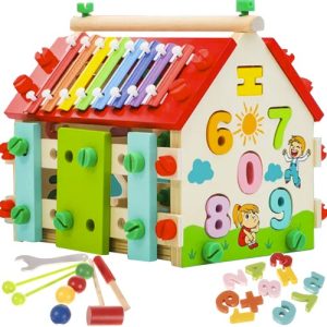 Kruzzel 22564 wooden educational house (WNDR17019)