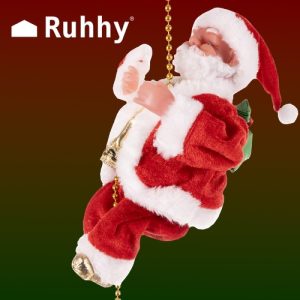 Santa on a rope - Christmas decoration Ruhhy 22502 (WNDR17020)