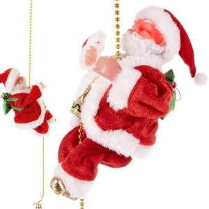 Santa on a rope - Christmas decoration Ruhhy 22502 (WNDR17020)