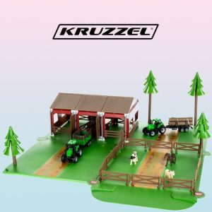 Farm with animals + 2 farm cars 22404 (WNDR17037)