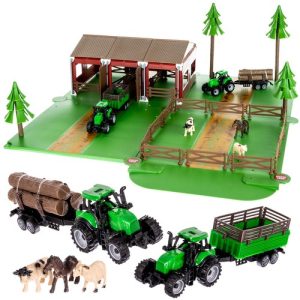 Farm with animals + 2 farm cars 22404 (WNDR17037)