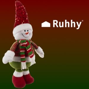 Christmas snowman - telescopic 95cm Ruhhy 22331 (WNDR17043)