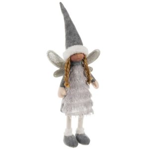 Fairy - gray Christmas figurine Ruhhy 22343 (WNDR17050)