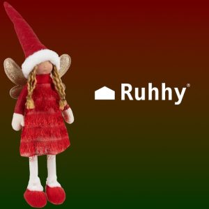 Fairy - red Christmas figurine Ruhhy 22346 (WNDR17053)