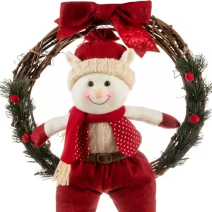 Christmas wreath on the door - 