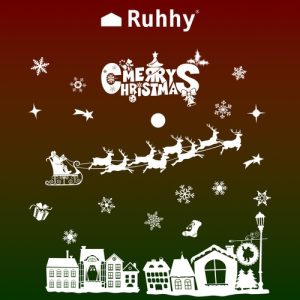 Christmas window stickers Ruhhy 22305 (WNDR17074)