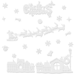 Christmas window stickers Ruhhy 22305 (WNDR17074)