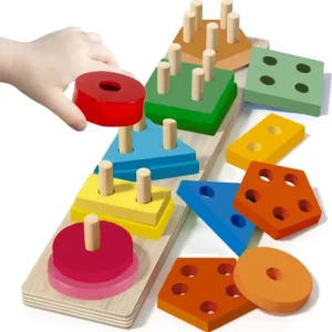 Sorter - wooden puzzle Kruzzel 22492 (WNDR17081)