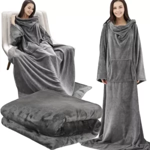 Light gray sweatshirt and bathrobe Ruhhy 22649 (WNDR17083)