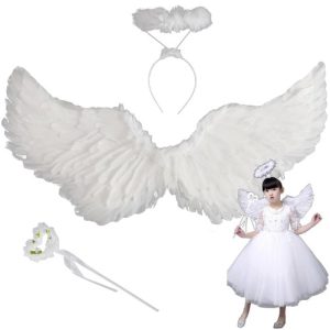 Costume - angel wings Kruzzel 22559 (WNDR17122)