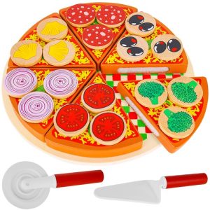 Wooden pizza - set 22471 (WNDR17131)