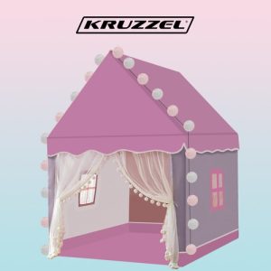 Children's tent - pink Kruzzel 22653 (WNDR17144)